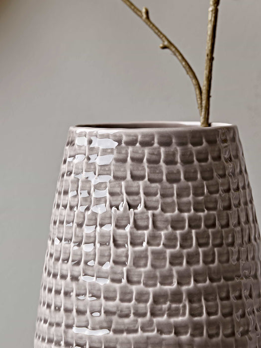 Dash Textured Grey Vase