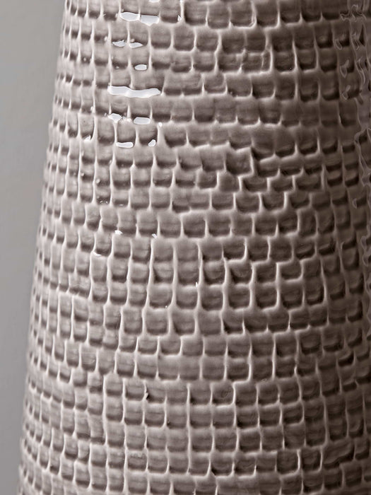 Dash Textured Grey Vase