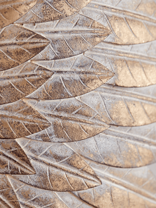 Whitewashed Gold Angel Wings