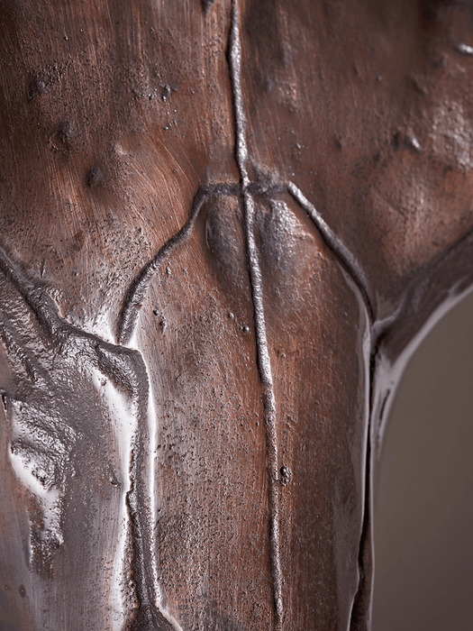 Burnished Aluminium Faux Skull