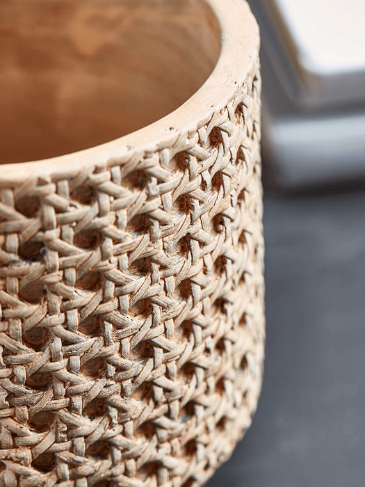 Cane Effect Concrete Planters