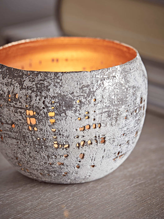 Two Filigree Tea Light Holders