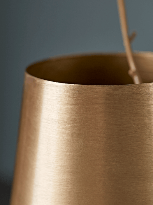 Brushed Gold Vase - Tall