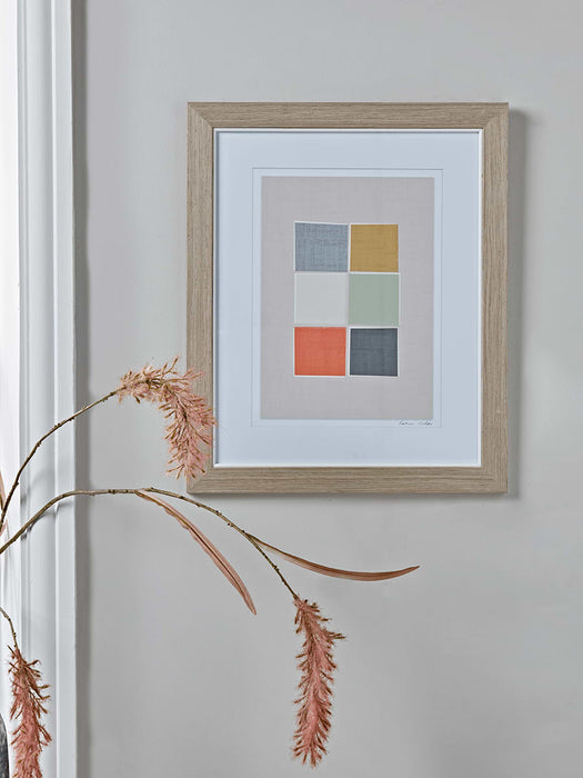 Colourblock Framed Print - Squares