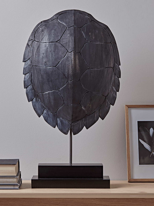 Standing Turtle Shell - Black