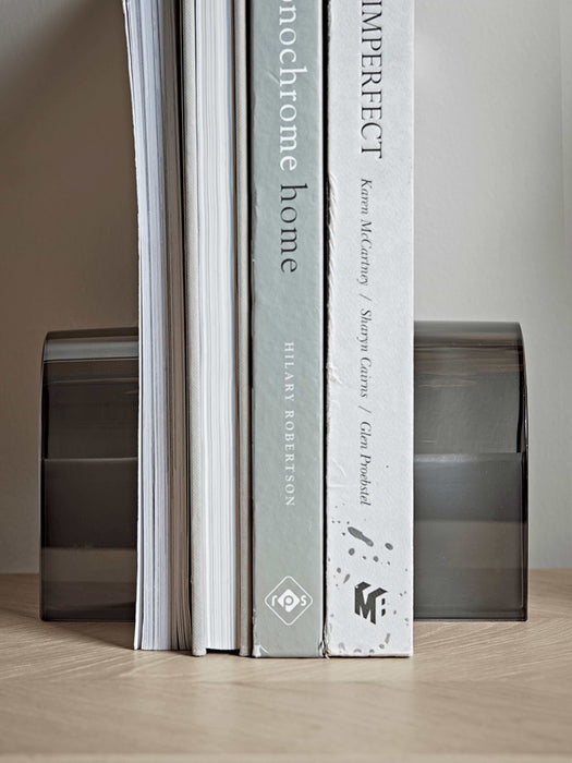 Smoked Glass Bookend