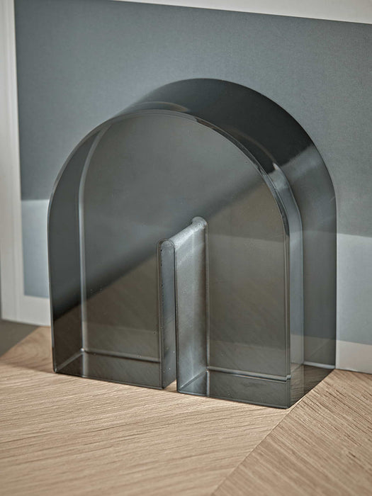 Smoked Glass Bookend