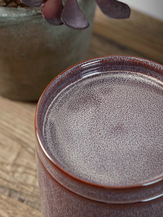 Two Glazed Pots