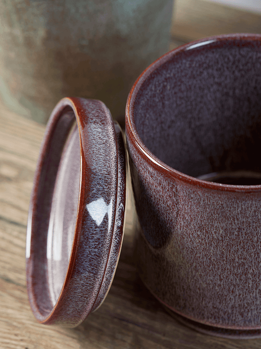 Two Glazed Pots