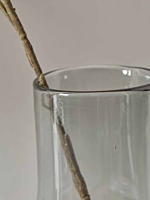 Two Grey Bottle Vases