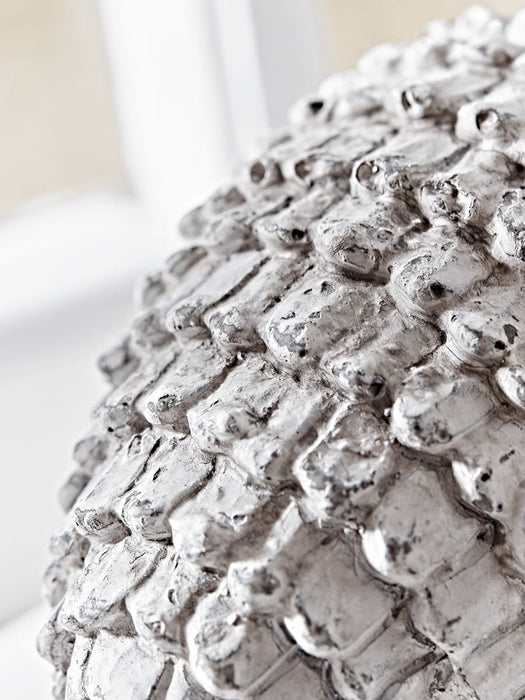 Distressed Concrete Pinecone
