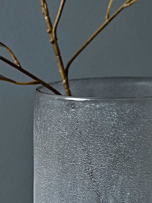 Two Tone Frosted Glass Vase