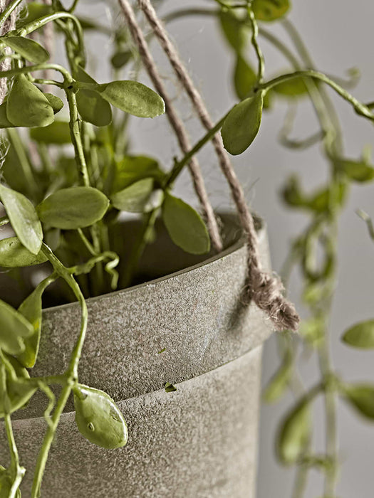 Hanging Potted Faux String of Nickels