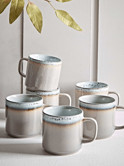 Maja Stoneware Dinnerware - Six Mugs