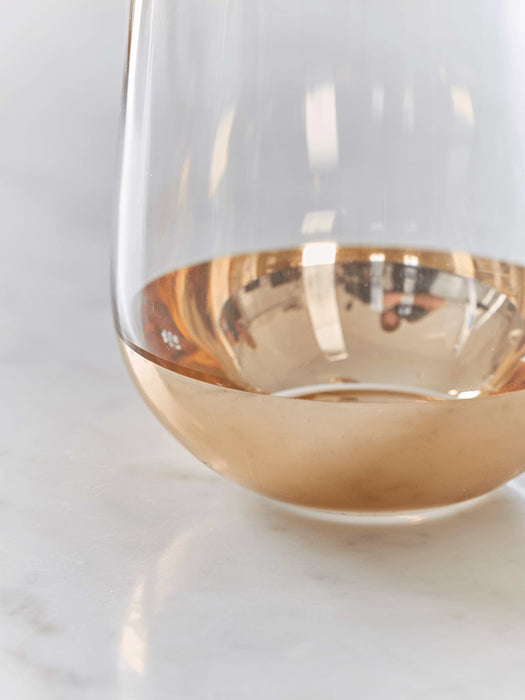 Four Dipped Gold Tumblers