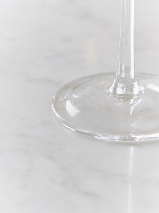 Four Dipped Gold Wine Glasses