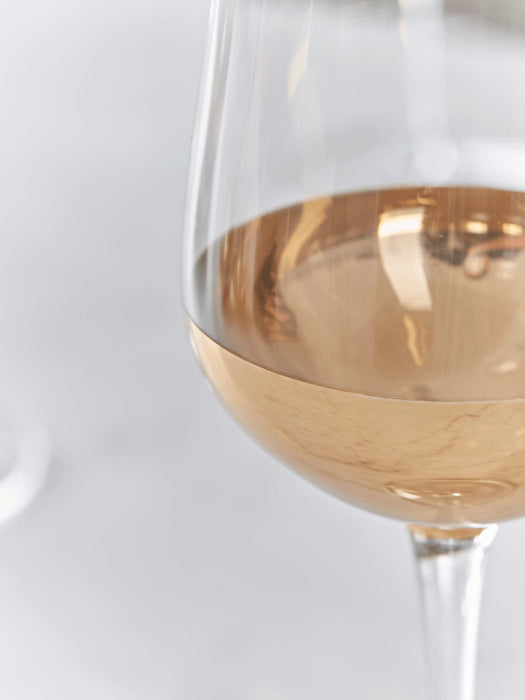 Four Dipped Gold Wine Glasses
