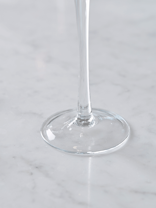Four Dipped Gold Champagne Flutes