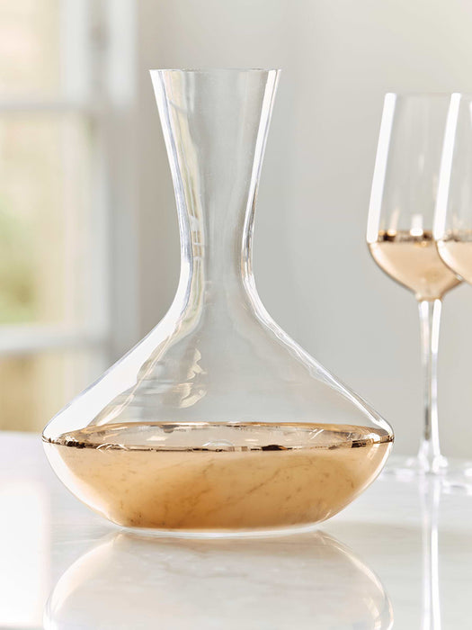 Dipped Gold Decanter
