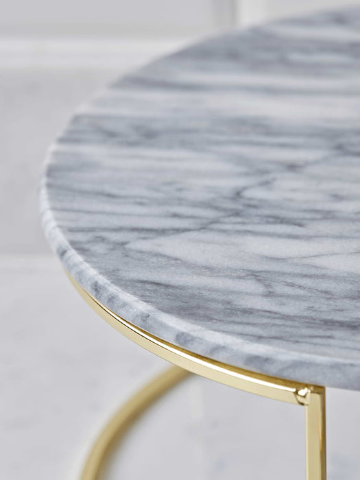 Two Marble Cake Stands
