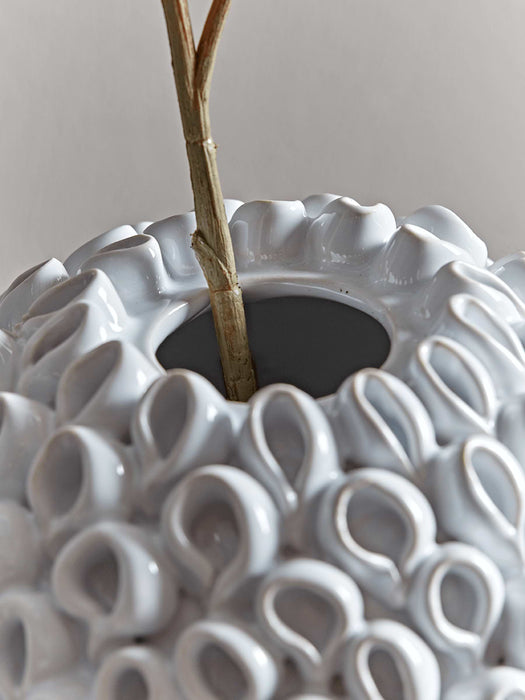 Glazed Ceramic Coral Vase
