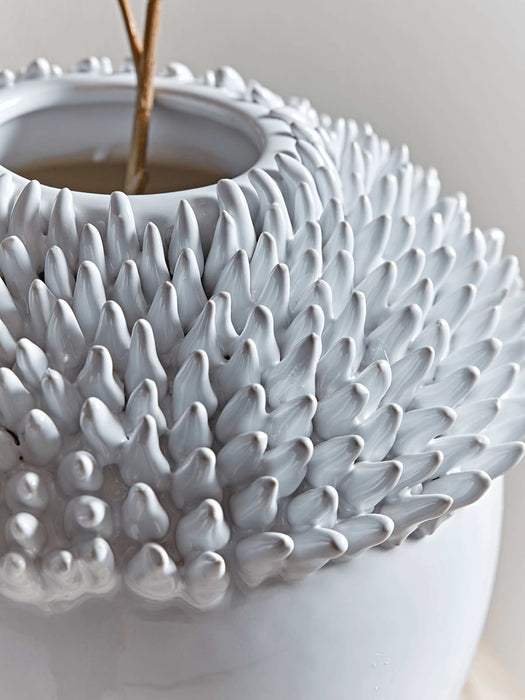 Glazed Ceramic Anemone Vase