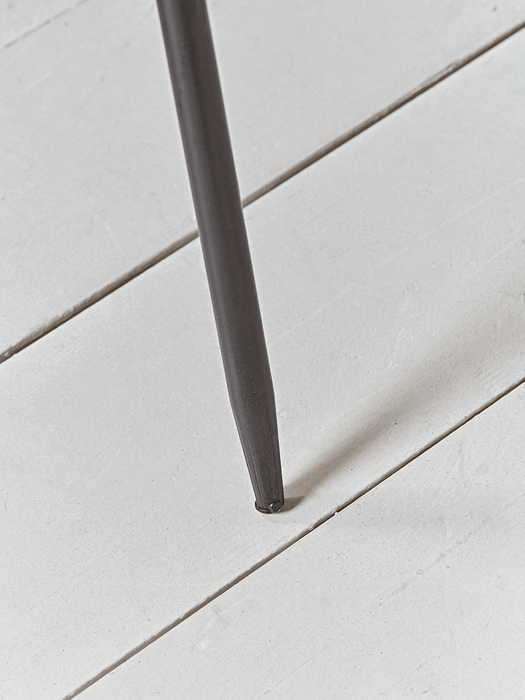 Embossed Metal Side Table