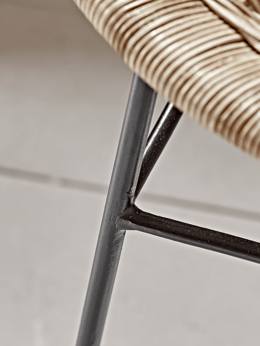 Rounded Wicker Dining Chair