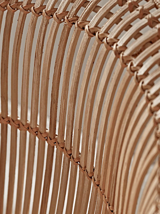 Flat Rattan Scoop Chair