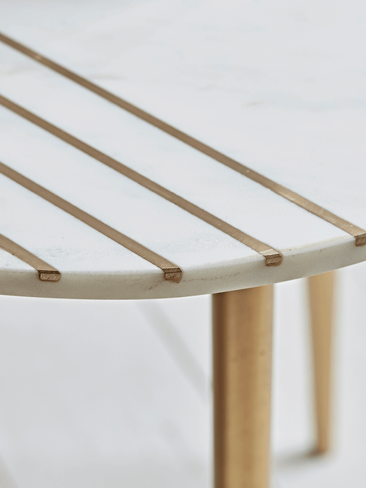Marble Topped Side Table