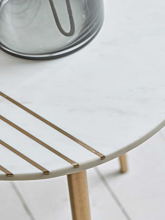 Marble Topped Side Table