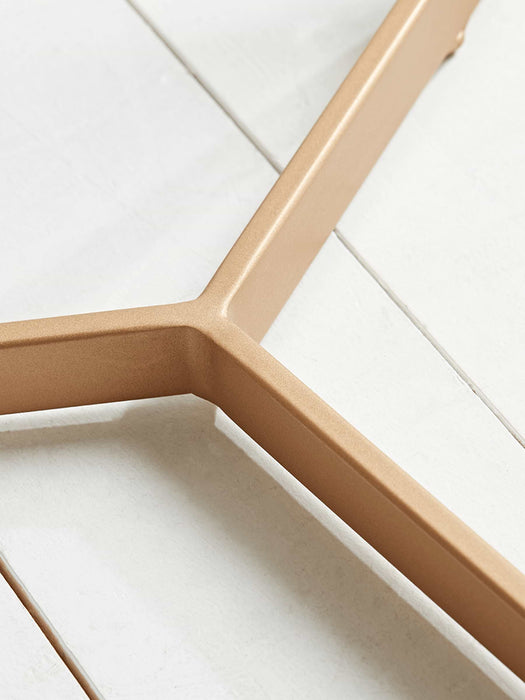 Two Marble & Brass Side Tables