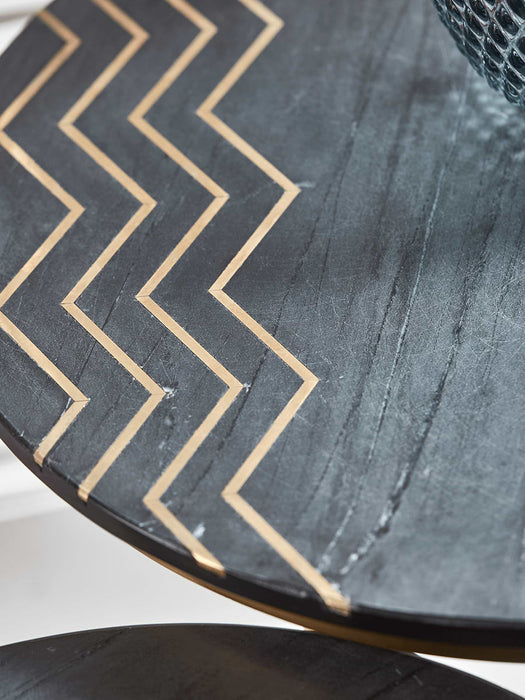 Two Marble Topped Nesting Tables
