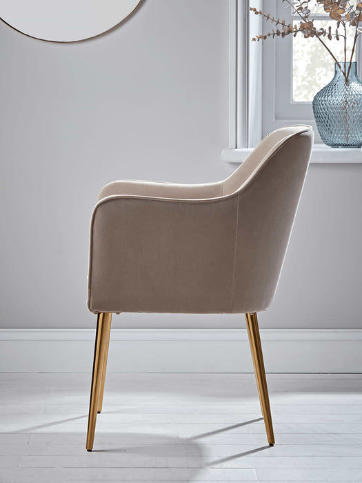 Mida Velvet Occasional Chair