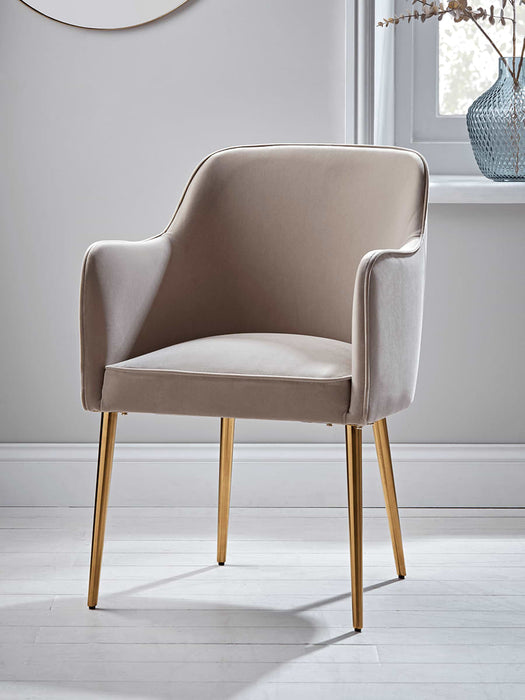 Mida Velvet Occasional Chair