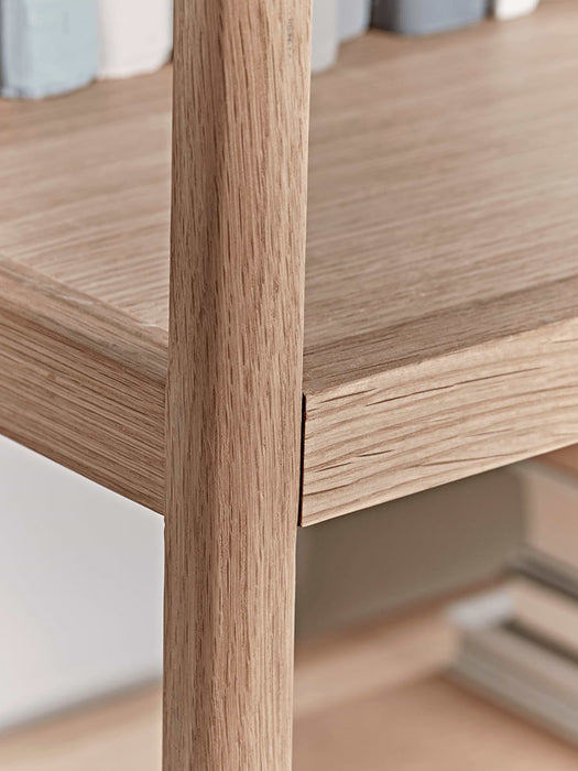 Tall Oak Shelving Unit