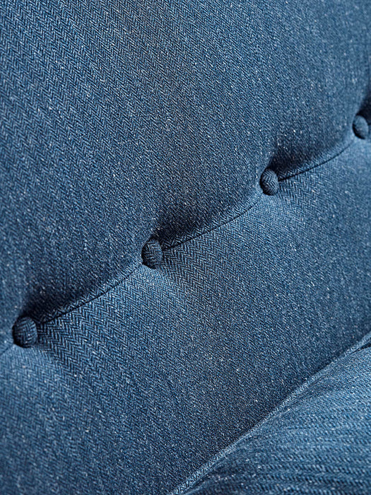 Herringbone Sofa - Blue