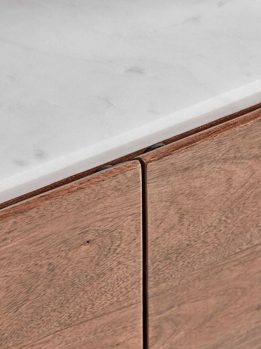 Marble Topped Shelf Unit
