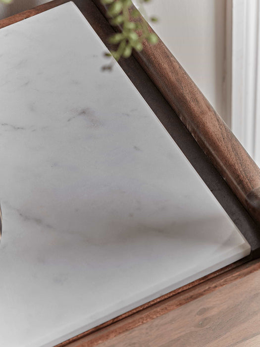 Marble Topped Shelf Unit