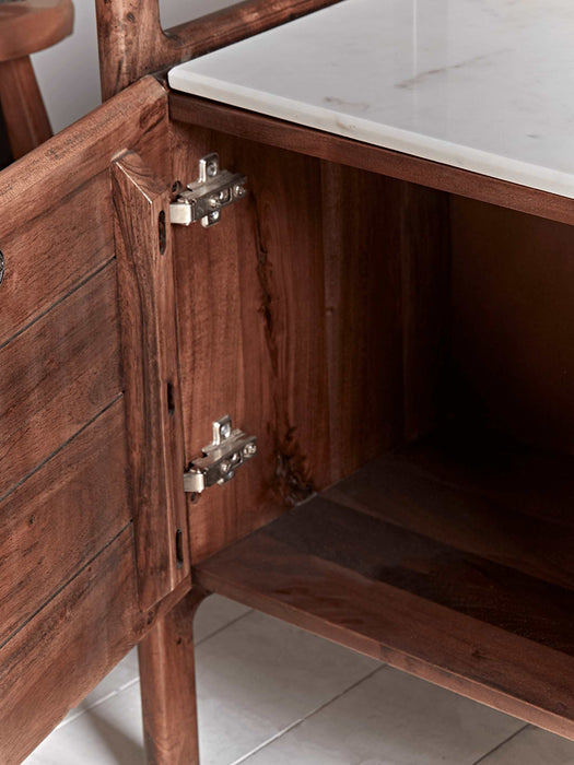 Marble Topped Shelf Unit