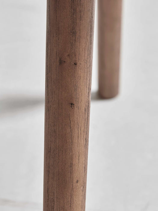 Two Upholstered Dining Chairs - Stone