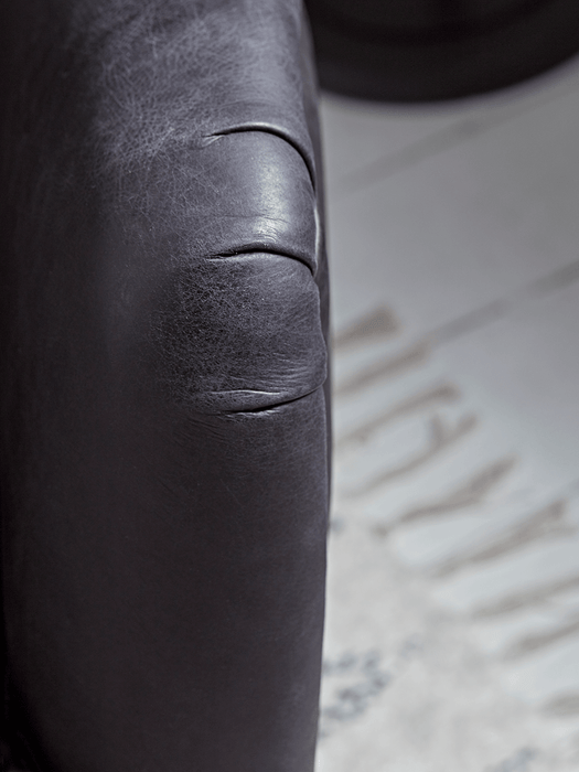 Leather Swivel Armchair