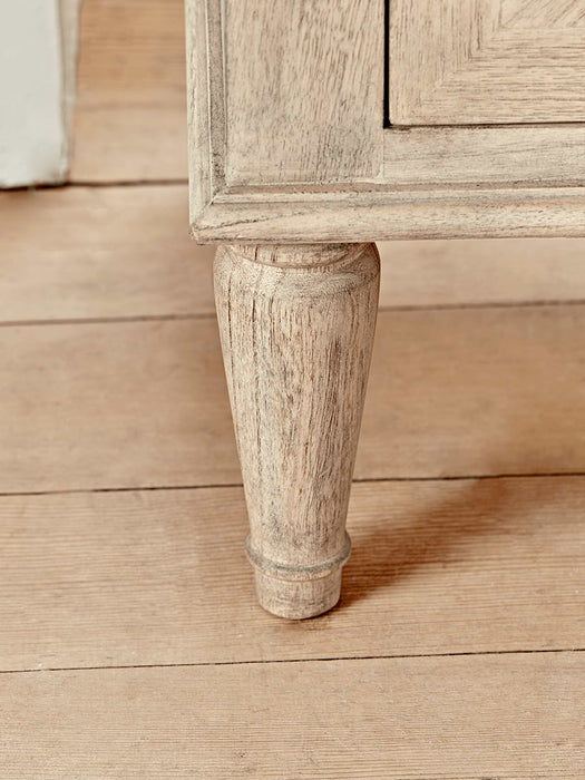 Geometric Parquet Bedside Table