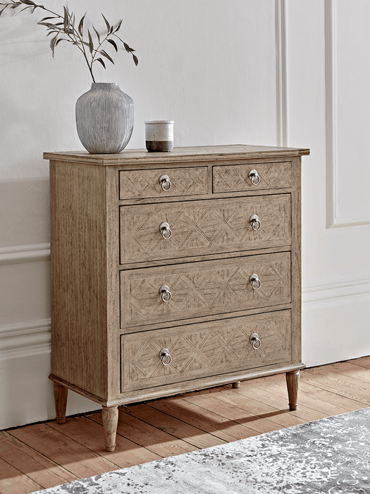 Geometric Parquet Chest Of Drawers