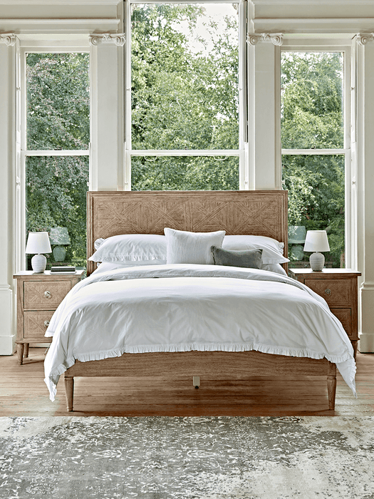 Geometric Parquet Superking Bed