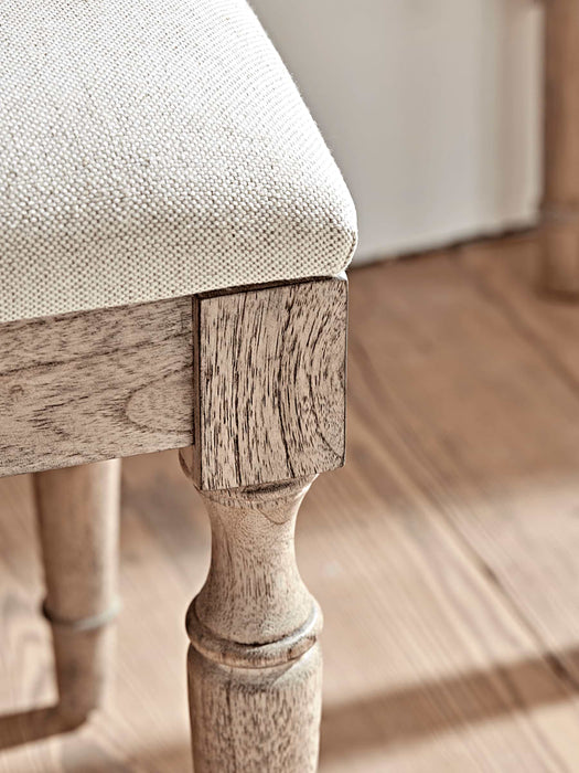 Geometric Parquet Dressing Table Stool