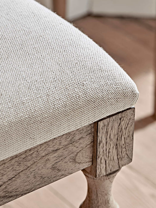 Geometric Parquet Dressing Table Stool