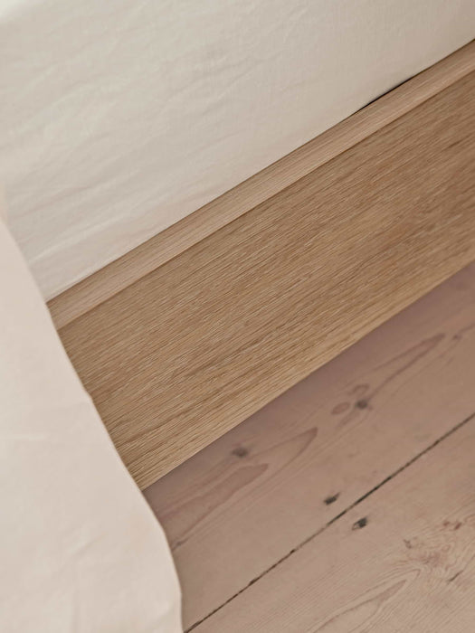 Bergen Oak Double Bed - Natural