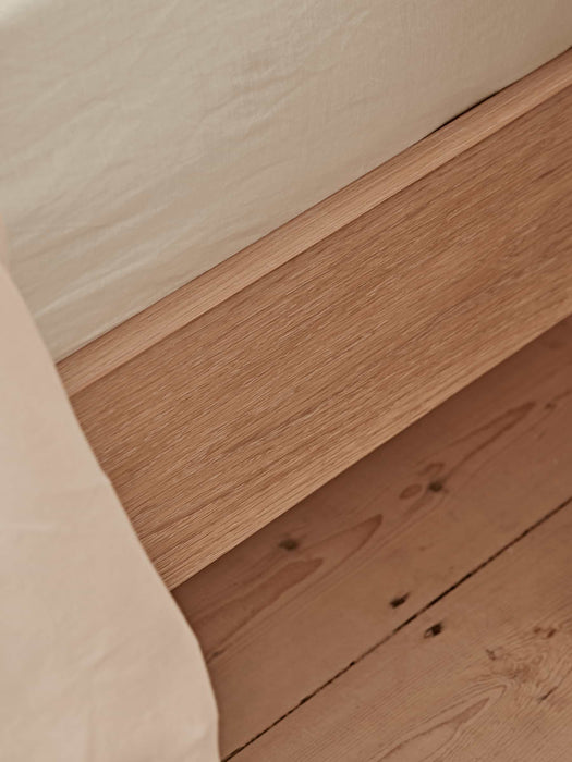 Bergen Oak Superking Bed - Natural