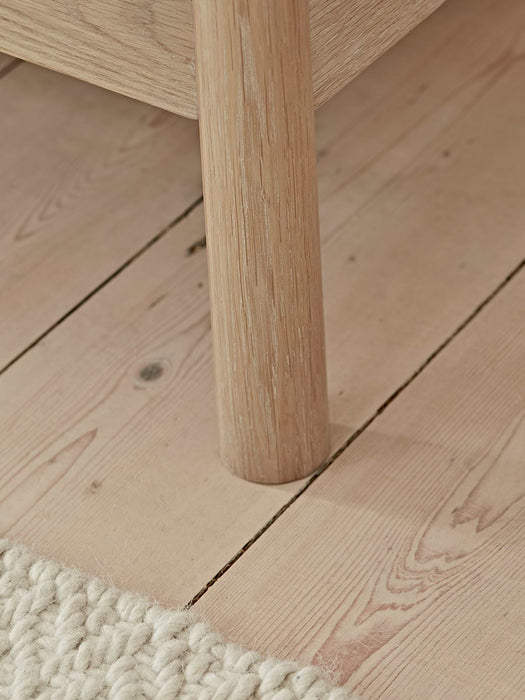 Bergen Oak Double Bed - Natural